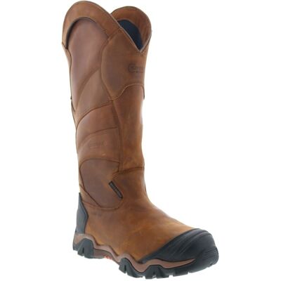 Chippewa Cross Terrain Waterproof Nano Composite Toe Pour Hommes En Cuir Brown - Publicité Chippewa Cross Terrain Waterproof Nano Composite Toe Pour Hommes En Cuir Brown - Publicité