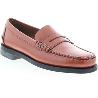 Sebago Classic Dan Pigment Loafer Pour Hommes En Cuir Brown - Publicité Sebago Classic Dan Pigment Loafer Pour Hommes En Cuir Brown - Publicité