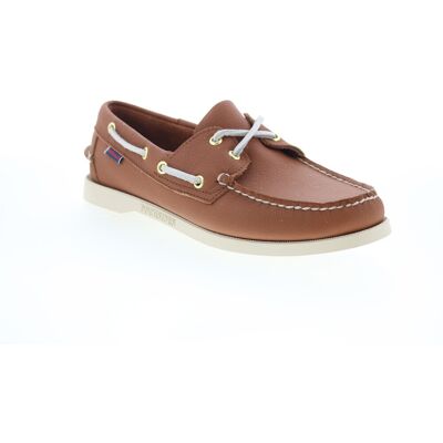 Sebago Portland Fisher Chaussures Bateau Pour Femmes En Cuir Brown - Publicité Sebago Portland Fisher Chaussures Bateau Pour Femmes En Cuir Brown - Publicité