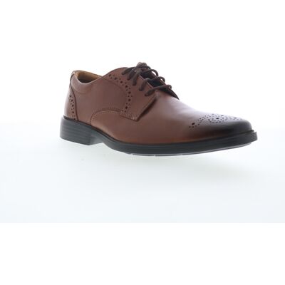 Clarks Clarkslite Tie Pour Hommes En Cuir Brown - Publicité Clarks Clarkslite Tie Pour Hommes En Cuir Brown - Publicité