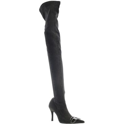 Diesel D-Venus Tbt D Non Spécifié Pour Femmes En Toile Noir - Publicité Diesel D-Venus Tbt D Non Spécifié Pour Femmes En Toile Noir - Publicité