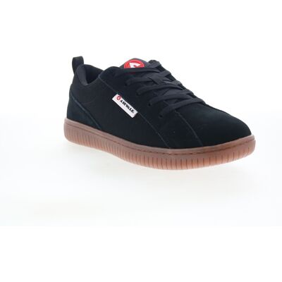 Airwalk The Og Baskets Pour Hommes En Suede Noir - Publicité Airwalk The Og Baskets Pour Hommes En Suede Noir - Publicité