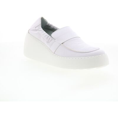 Fly London Duli Pour Femmes En Cuir Blanc - Publicité Fly London Duli Pour Femmes En Cuir Blanc - Publicité