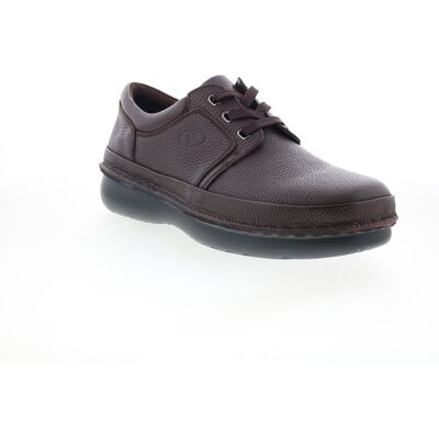 Propet Villager Pour Hommes En Cuir Brown - Publicité Propet Villager Pour Hommes En Cuir Brown - Publicité