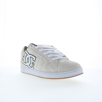 Dc Net Se Baskets Pour Hommes En Suede Blanc - Publicité Dc Net Se Baskets Pour Hommes En Suede Blanc - Publicité