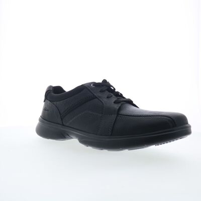 Clarks Bradley Walk Pour Hommes En Cuir Noir - Publicité Clarks Bradley Walk Pour Hommes En Cuir Noir - Publicité