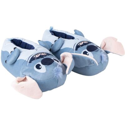 Pantoufles 3d Applications Stitch Bleu - T36/37 Unisex Cerdà - Publicité Pantoufles 3d Applications Stitch Bleu - T36/37 Unisex Cerdà - Publicité
