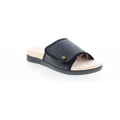Spenco Charlotte Non Spécifié Pour Femmes En Cuir Noir - Publicité Spenco Charlotte Non Spécifié Pour Femmes En Cuir Noir - Publicité