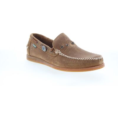 Sebago Scout Waxed Suede Chaussures Bateau Pour Hommes En Suede Brown - Publicité Sebago Scout Waxed Suede Chaussures Bateau Pour Hommes En Suede Brown - Publicité
