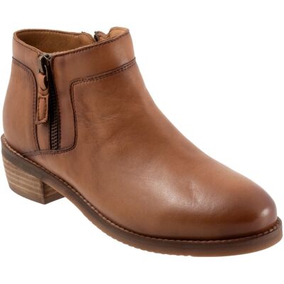 Softwalk Rubi Bottillon Pour Femmes En Cuir Brown - Publicité Softwalk Rubi Bottillon Pour Femmes En Cuir Brown - Publicité