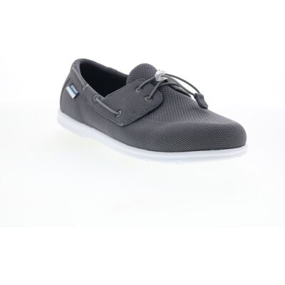 Sebago Monterey Chaussures Bateau Pour Hommes En Mesh Gris - Publicité Sebago Monterey Chaussures Bateau Pour Hommes En Mesh Gris - Publicité