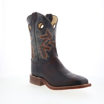Justin Boots Bender Cowhide Santiague Pour Hommes En Cuir Brown - Publicité Justin Boots Bender Cowhide Santiague Pour Hommes En Cuir Brown - Publicité