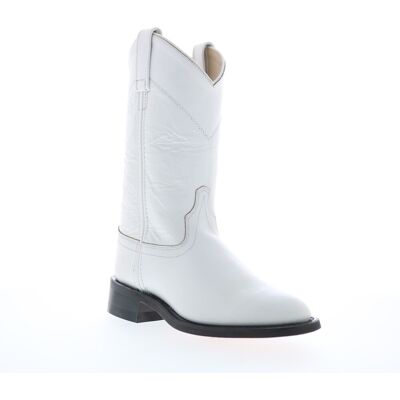 Jama Old West Srl4021 Santiague Pour Femmes En Cuir Blanc - Publicité Jama Old West Srl4021 Santiague Pour Femmes En Cuir Blanc - Publicité