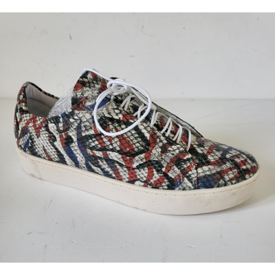 San Marina Baskets Tennis Cuir Zébré Multicolore À Lacets Taille 37 - Publicité San Marina Baskets Tennis Cuir Zébré Multicolore À Lacets Taille 37 - Publicité