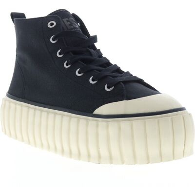Diesel S-Hanami Mid X Baskets Pour Hommes En Noir - Publicité Diesel S-Hanami Mid X Baskets Pour Hommes En Noir - Publicité