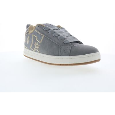 Dc Court Graffik Se Baskets Pour Hommes En Suede Gris - Publicité Dc Court Graffik Se Baskets Pour Hommes En Suede Gris - Publicité