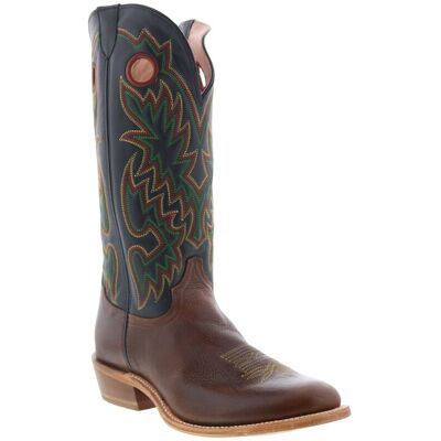 Tony Lama Rutledge Buckaroo Santiague Pour Hommes En Cuir Brown - Publicité Tony Lama Rutledge Buckaroo Santiague Pour Hommes En Cuir Brown - Publicité