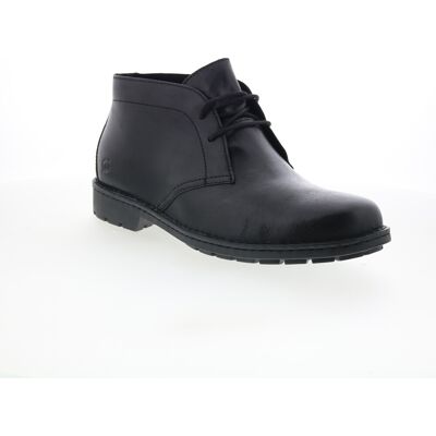 Born Lincoln Bottes Chukka Pour Hommes En Cuir Noir - Publicité Born Lincoln Bottes Chukka Pour Hommes En Cuir Noir - Publicité