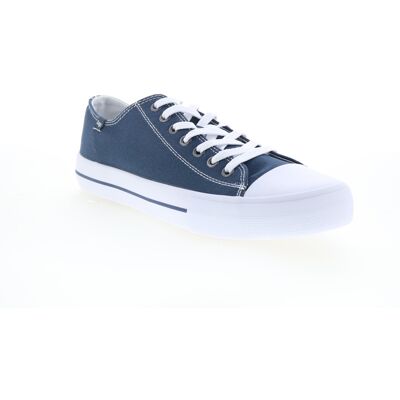 Lugz Stagger Lo Baskets Pour Hommes En Toile Bleu - Publicité Lugz Stagger Lo Baskets Pour Hommes En Toile Bleu - Publicité