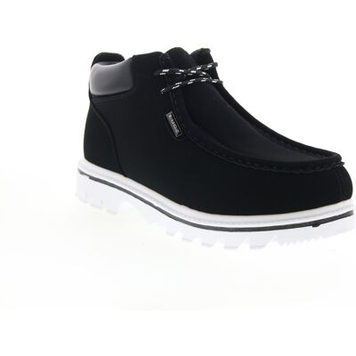 Lugz Fringe Bottillon Pour Hommes En Synthétique Noir - Publicité Lugz Fringe Bottillon Pour Hommes En Synthétique Noir - Publicité