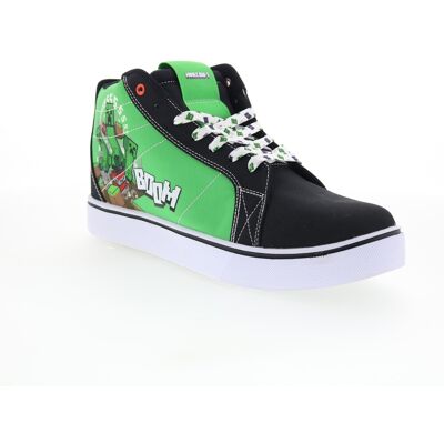 Heelys Racer 20 Mid Minecraft Baskets Pour Hommes En Toile Vert - Publicité Heelys Racer 20 Mid Minecraft Baskets Pour Hommes En Toile Vert - Publicité
