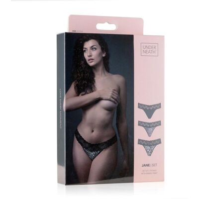 Underneath Sous - Ensemble De 3 Tongs Imprimé Animal L/xl - Publicité Underneath Sous - Ensemble De 3 Tongs Imprimé Animal L/xl - Publicité
