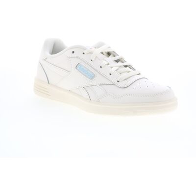 Reebok Court Advance Baskets Pour Femmes En Cuir Bronzage - Publicité Reebok Court Advance Baskets Pour Femmes En Cuir Bronzage - Publicité