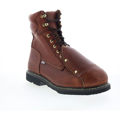 Iron Age Groundbreaker 8\" Eh Steel Toe Metguard Pour Hommes En Cuir Brown - Publicité Iron Age Groundbreaker 8\" Eh Steel Toe Metguard Pour Hommes En Cuir Brown - Publicité