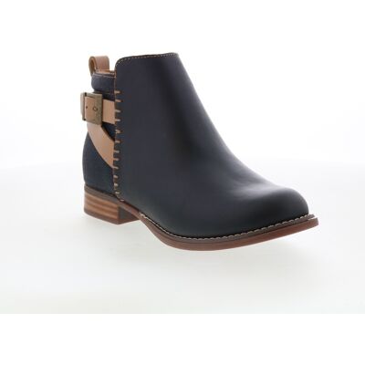 Spenco Dove Creek Boots Bottillon Pour Femmes En Cuir Noir - Publicité Spenco Dove Creek Boots Bottillon Pour Femmes En Cuir Noir - Publicité