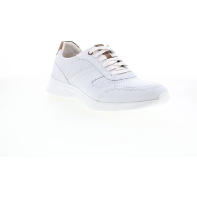Rockport Total Motion Active Mudguard Baskets Pour Hommes En Cuir Blanc - Publicité Rockport Total Motion Active Mudguard Baskets Pour Hommes En Cuir Blanc - Publicité