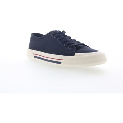 Ben Sherman Belfast Baskets Pour Hommes En Toile Bleu - Publicité Ben Sherman Belfast Baskets Pour Hommes En Toile Bleu - Publicité