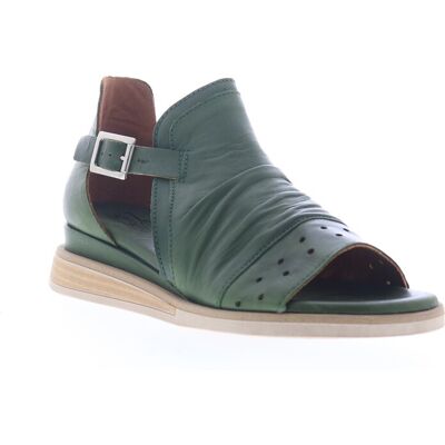 Miz Mooz Cara À Sangle Pour Femmes En Cuir Vert - Publicité Miz Mooz Cara À Sangle Pour Femmes En Cuir Vert - Publicité