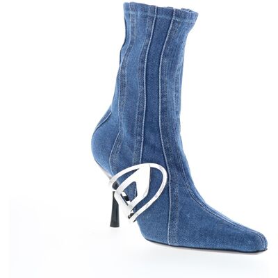 Diesel D-Eclipse Bt C Bottillon Pour Femmes En Toile Bleu - Publicité Diesel D-Eclipse Bt C Bottillon Pour Femmes En Toile Bleu - Publicité