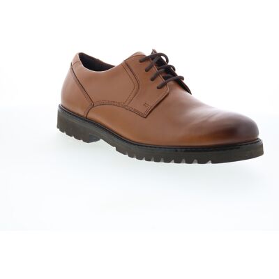 Rockport Maverick Plain Toe Oxford Richelieu Pour Hommes En Cuir Brown - Publicité Rockport Maverick Plain Toe Oxford Richelieu Pour Hommes En Cuir Brown - Publicité