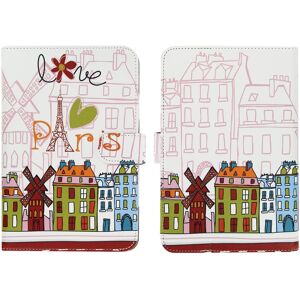 Akashi Housse Folio Protection Pour Tablette 7 À 8 Pouces - Étui Paris Dessiné - Publicité Akashi Housse Folio Protection Pour Tablette 7 À 8 Pouces - Étui Paris Dessiné - Publicité