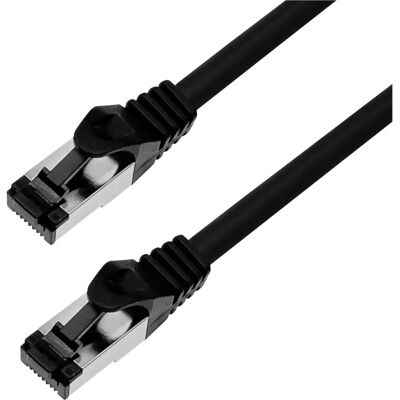 BKL Electronic 144004 Câble réseau RJ45, câble patch CAT 8.1 S/FTP 3 m noir - Publicité BKL Electronic 144004 Câble réseau RJ45, câble patch CAT 8.1 S/FTP 3 m noir - Publicité