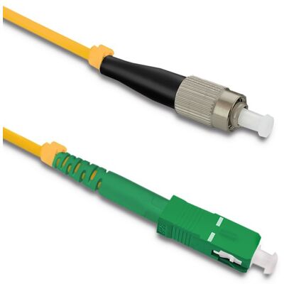Sans Marque Cordon De Raccordement Fibre Optique Qoltec Fc/upc - Sc/apc Monomode 9/125 - Publicité Sans Marque Cordon De Raccordement Fibre Optique Qoltec Fc/upc - Sc/apc Monomode 9/125 - Publicité
