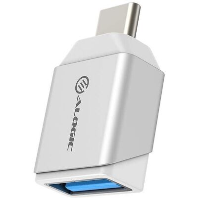 Adaptateur Ultra Mini USB-C à USB-A d'Alogic - Argent - Adaptateur de câble - Publicité Adaptateur Ultra Mini USB-C à USB-A d'Alogic - Argent - Adaptateur de câble - Publicité