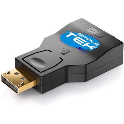 Deleycon Adaptateur Convertisseur Displayport À Vga Dp Mâle Vers D-Sub Femelle Pc - Publicité Deleycon Adaptateur Convertisseur Displayport À Vga Dp Mâle Vers D-Sub Femelle Pc - Publicité