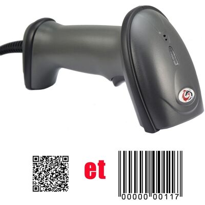 Kalea-Informatique Lecteur Douchette Scanner Codes A Barres Et Codes 2d - Usb - Publicité Kalea-Informatique Lecteur Douchette Scanner Codes A Barres Et Codes 2d - Usb - Publicité