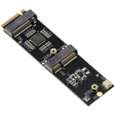 Kalea-Informatique Adaptateur M.2 2280 Vers Ssd Nvme 2230 + Wifi M.2 E Key - Publicité Kalea-Informatique Adaptateur M.2 2280 Vers Ssd Nvme 2230 + Wifi M.2 E Key - Publicité