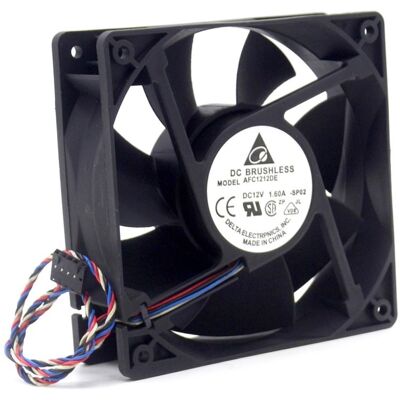 Ventilateur Delta Afc1212de Hp Proliant Ml310 G5 120x120x38mm 5-Pin 12v 1.6a - Publicité Ventilateur Delta Afc1212de Hp Proliant Ml310 G5 120x120x38mm 5-Pin 12v 1.6a - Publicité