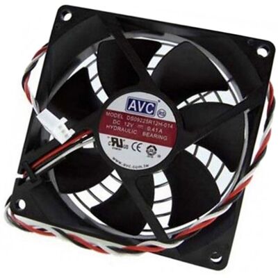 Ventilateur Pc Avc Ds09225r12h-014 92x92x25mm 12v 0.41a 3-Pin - Publicité Ventilateur Pc Avc Ds09225r12h-014 92x92x25mm 12v 0.41a 3-Pin - Publicité