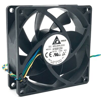 Ventilateurs Delta Dc Brushless Afb0812shb Dc 12v Fan 4-Pin 60cm 80x80x25mm - Publicité Ventilateurs Delta Dc Brushless Afb0812shb Dc 12v Fan 4-Pin 60cm 80x80x25mm - Publicité