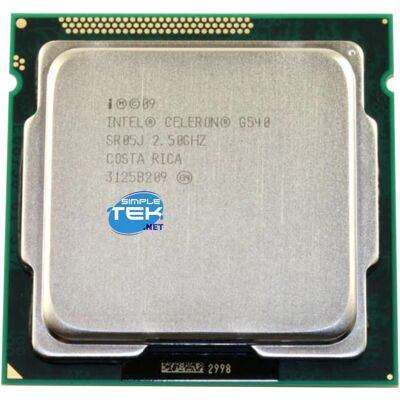 Processeur Intel Celeron G540 2.50ghz Sr05j Socket Lga1155 Lga 1155 Cpu - Publicité Processeur Intel Celeron G540 2.50ghz Sr05j Socket Lga1155 Lga 1155 Cpu - Publicité