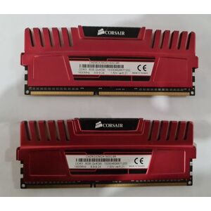Kit Ram 8gb Ddr3 1600mhz 2 X 4gb Corsair Vengeance Red Cmz8gx3m2a1600c9r - Publicité Kit Ram 8gb Ddr3 1600mhz 2 X 4gb Corsair Vengeance Red Cmz8gx3m2a1600c9r - Publicité