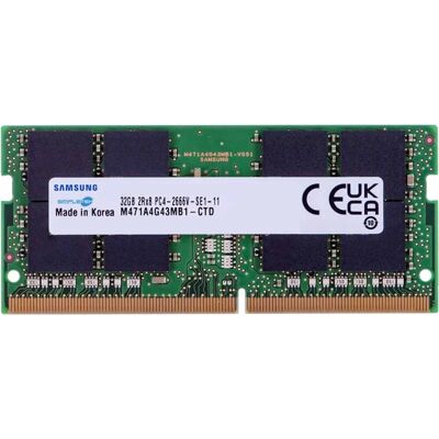 Samsung 32gb Ddr4 2666mhz So-Dimm Mémoire Ram Notebook Laptop 1 Module - Publicité Samsung 32gb Ddr4 2666mhz So-Dimm Mémoire Ram Notebook Laptop 1 Module - Publicité