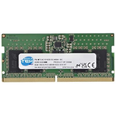 Micron Mtc4c10163s1sc56bd1 Ddr5 Sodimm 8go Pc5-5600b Module Mémoire Ram - Publicité Micron Mtc4c10163s1sc56bd1 Ddr5 Sodimm 8go Pc5-5600b Module Mémoire Ram - Publicité