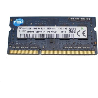 SK hynix - 4GB DDR3L-1600 - SO-DIMM - Module mémoire - Publicité SK hynix - 4GB DDR3L-1600 - SO-DIMM - Module mémoire - Publicité