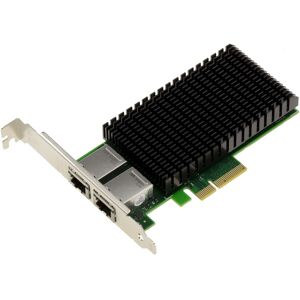 Kalea-Informatique Carte Contrôleur Réseau Pcie X4 Avec 2 Ports 10 Gigabit Ethernet Rj45 Intel X550 - Publicité Kalea-Informatique Carte Contrôleur Réseau Pcie X4 Avec 2 Ports 10 Gigabit Ethernet Rj45 Intel X550 - Publicité